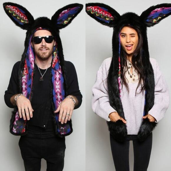 SpiritHoods Accessories - Spirithoods BLACK BUNNY 2012-2016 COLLECTORS EDITION SPIRITHOOD